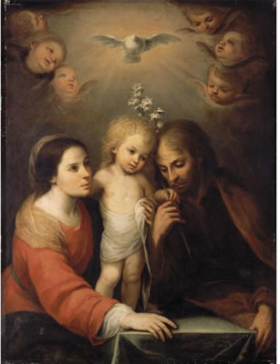 THE HOLY FAMILY by Juan Simon Gutierrez - Auction record, sale price, and art valuation. Compare with similar artists and explore comparable artworks.