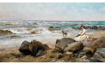 FARAWAY THOUGHTS by Alfred Augustus Glendening Jr - Auction record, sale price, and art valuation. Compare with similar artists and explore comparable artworks.