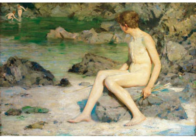 CUPID AND THE SEA NYMPHS by Henry Scott Tuke - Auction record, sale price, and art valuation. Compare with similar artists and explore comparable artworks.