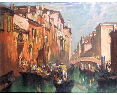 GONDOLIERS OF VENICE