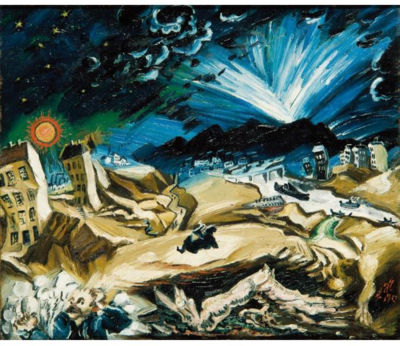 APOKALYPTISCHE LANDSCHAFT (APCALYPTIC LANDSCAPE)-RECTO AND LANDSCHAFT (LANDSCAPE)-VERSO by Ludwig Meidner - Auction record, sale price, and art valuation. Compare with similar artists and explore comparable artworks.