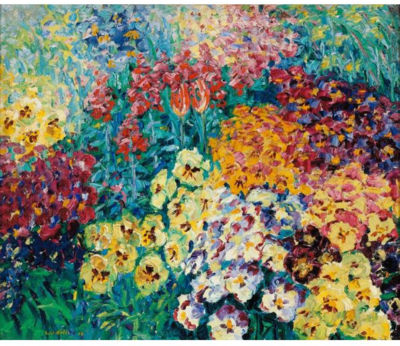 BLUMENGARTEN: STIEFMÜTTERCHEN (FLOWER GARDEN: PANSIES)