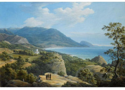 VIEW OF ORIANDA ON THE SOUTHERN SHORES OF THE CRIMEA