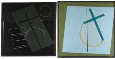 Sample artwork by Edvard (Edik) Steinberg (1937 - 2012), known for geometric abstract painting - View similar artists and auction records