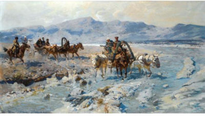 TSAR ALEXANDER III TRAVELLING THROUGH THE CAUCASUS