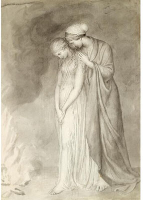 STUDY OF TWO WOMAN GRIEVING