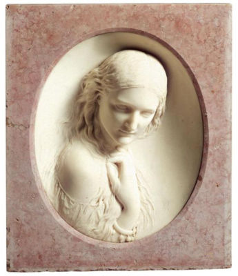A RELIEF OF A MRS ELIZABETH SMITH (NÉE BLAKEWAY) 1825-1914