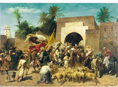Sample artwork by Georges Washington (1827 - 1910), known for orientalist scenes, oil paintings - View similar artists and auction records
