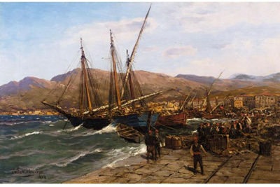 THE HARBOUR AT SMYRNA