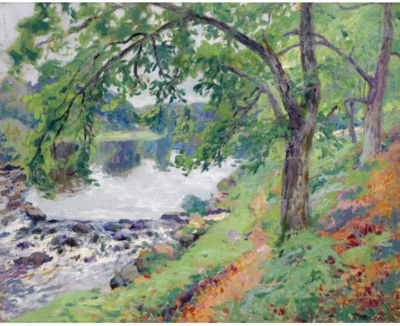Sample artwork by Paul Madeline (1863 - 1920), known for post-impressionist harbor view painting - View similar artists and auction records