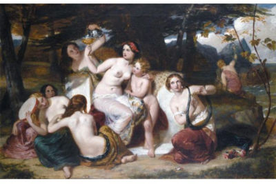 CIRCE TEACHING COMUS THE ART OF MAGIC