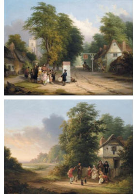 PUNCH AND JUDY; THE ITINERANT MUSICIAN (2)