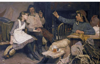 Sample artwork by Frank Bramley (1857 - 1915), known for post-impressionist, interior, figure and genre painting - View similar artists and auction records
