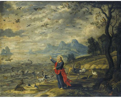 THE CREATION OF BIRDS AND FISH