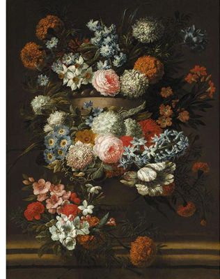 A STILL OF FLOWERS IN A STONE URN by Jean Baptiste Bosschaert - Auction record, sale price, and art valuation. Compare with similar artists and explore comparable artworks.