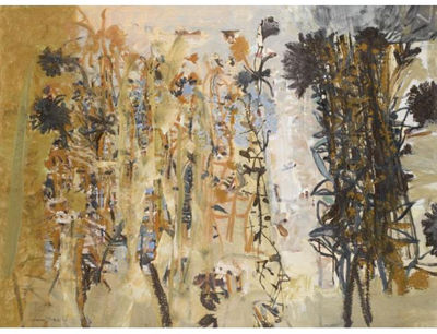 Sample artwork by David Crone (Born 1937), known for abstract figurative painting - View similar artists and auction records