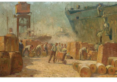 HARBOUR SCENE by Georgios Roilos - Auction record, sale price, and art valuation. Compare with similar artists and explore comparable artworks.