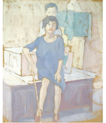 GIRLS IN AN INTERIOR