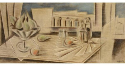 STILL LIFE BEFORE THE ACROPOLIS