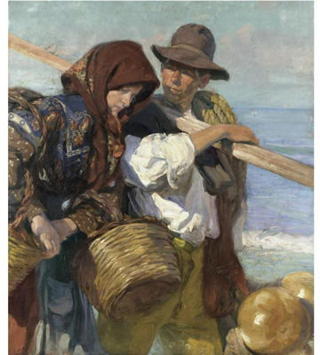 LA VUELTA DE LA PESCA by Jose Torrent - Auction record, sale price, and art valuation. Compare with similar artists and explore comparable artworks.