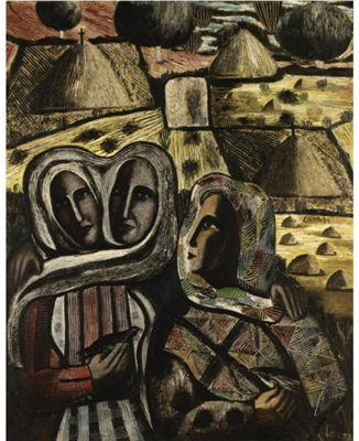 LAS CAMPESINAS by Antonio Rodriguez Luna - Auction record, sale price, and art valuation. Compare with similar artists and explore comparable artworks.