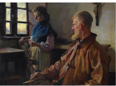 PESCADOR Y SU RED by Fernando Alvarez De Sotomayor - Auction record, sale price, and art valuation. Compare with similar artists and explore comparable artworks.