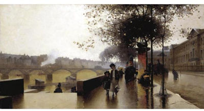 LES QUAIS DU LOUVRE by Henri Gaston Darien - Auction record, sale price, and art valuation. Compare with similar artists and explore comparable artworks.