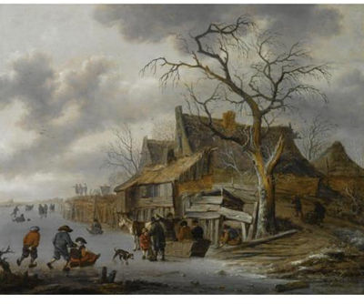 Sample artwork by Salomon Rombouts (1655 - c. 1702), known for landscape painting - View similar artists and auction records