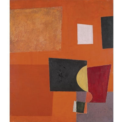 Sample artwork by Adrian Heath (1920 - 1992), known for geometric abstract painting, collage, constructivism - View similar artists and auction records