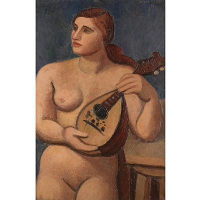 Nude with a Mandolin