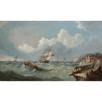 Sample artwork by John James Wilson (1818 - 1875), known for painting - View similar artists and auction records