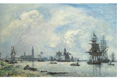 L'escaut Prés D'Anvers, Effet Du Matin