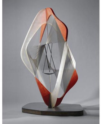 Sample artwork by Naum Gabo (1890 - 1977), known for constructivist sculpture, collage, drawing - View similar artists and auction records