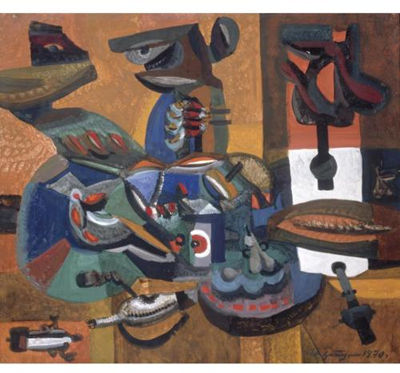 Sample artwork by Nikolai Demjanowitsch Gritsuk (1922 - 1976), known for painting - View similar artists and auction records
