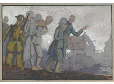 Sample artwork by Frank Sherwin (1896 - 1985), known for painting, poster illustration, travel - View similar artists and auction records