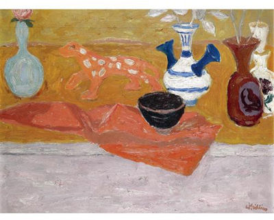 Sample artwork by William George (Sir) Gillies (1898 - 1973), known for landscape, still life painting - View similar artists and auction records