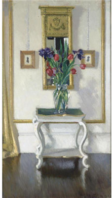 The white Flower Stand