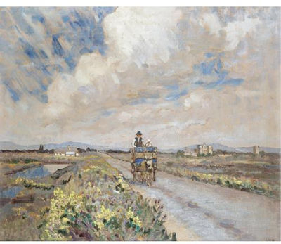 IRISH GOLD (THE BOG ROAD) by Letitia Marion (LMH) Hamilton - Auction record, sale price, and art valuation. Compare with similar artists and explore comparable artworks.