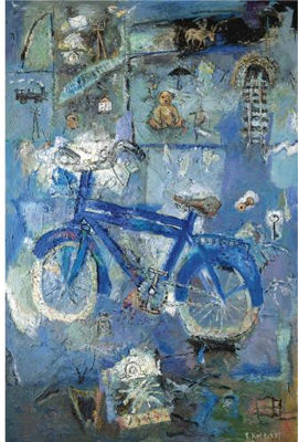 THE BLUE BICYCLE