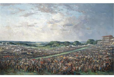 THE DERBY FROM ST. DUNSTAN'S STAND