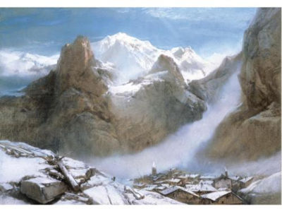 A VIEW OF MONT BLANC