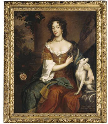 PORTRAIT OF QUEEN MARY OF MODENA, WIFE OF JAMES II