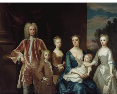 THE COPE FAMILY PORTRAIT by Enoch Seeman - Auction record, sale price, and art valuation. Compare with similar artists and explore comparable artworks.