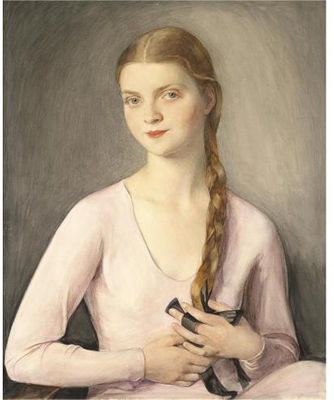 Portrait of Marina Chaliapina by Savely Sorine - Auction record, sale price, and art valuation. Compare with similar artists and explore comparable artworks.