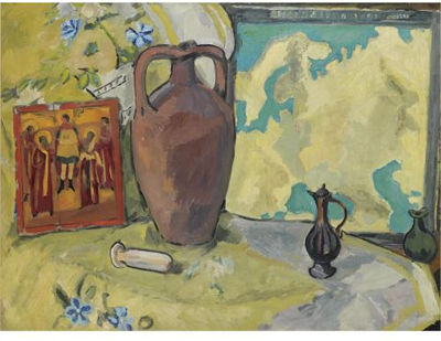 Still life with Jug and Icon