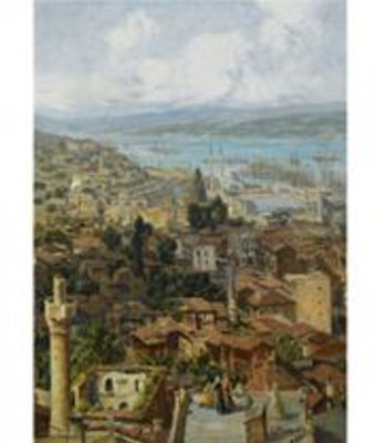 Sample artwork by Otto von Ruppert (1841 - 1907), known for landscape paintings, mountains, rural scenes, buildings, gardens, drawing - View similar artists and auction records