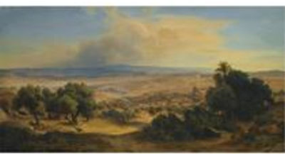 LANDSCAPE WITH ANCIENT RUINS