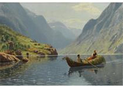 Hjemkomst (The Eager Return) by Hans Dahl - Auction record, sale price, and art valuation. Compare with similar artists and explore comparable artworks.