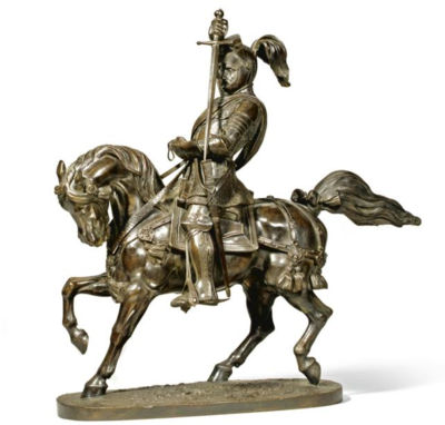 An Equestrian Group of Emmanuel Philbert, Duke of Savoy