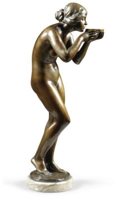 Sample artwork by Victor Heinrich Seifert (1870 - 1953), known for genre figure and war memorial sculpture - View similar artists and auction records
